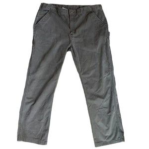 Carhartt Pants Mens Carpenter Relaxed Fit Workwear Olive Green 42x32
